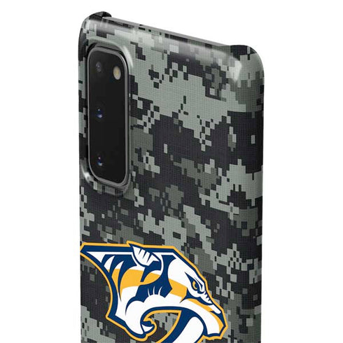 NHL Nashville Predators Camo Galaxy S20 Lite Case