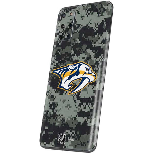 NHL Nashville Predators Camo Galaxy S20 Plus Skin
