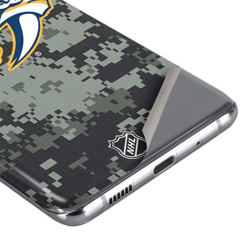 NHL Nashville Predators Camo Galaxy S20 Plus Skin