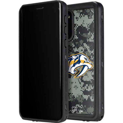 NHL Nashville Predators Camo Galaxy S20 Plus Waterproof Case