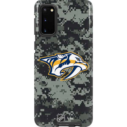 NHL Nashville Predators Camo Galaxy S20 Pro Case