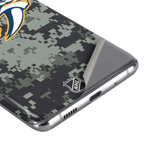 NHL Nashville Predators Camo Galaxy S20 Skin
