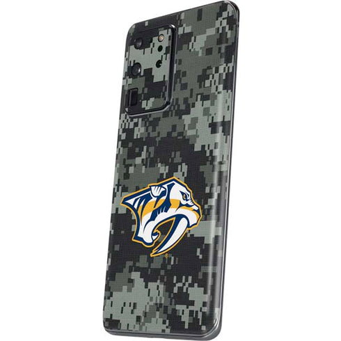 NHL Nashville Predators Camo Galaxy S20 Ultra 5G Skin