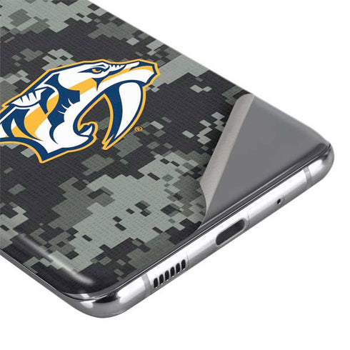 NHL Nashville Predators Camo Galaxy S20 Ultra 5G Skin