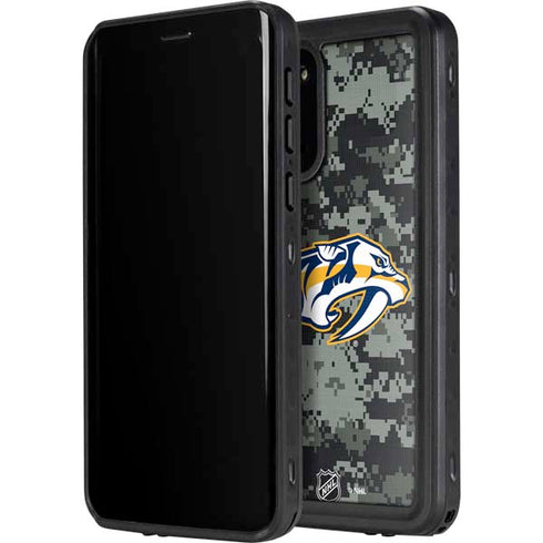 NHL Nashville Predators Camo Galaxy S20 Waterproof Case