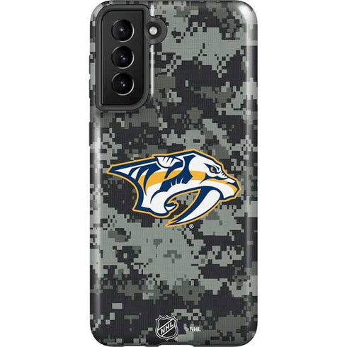 NHL Nashville Predators Camo Galaxy S21 Plus 5G Pro Case