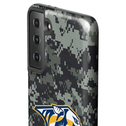 NHL Nashville Predators Camo Galaxy S21 Plus 5G Pro Case
