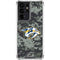 NHL Nashville Predators Camo Galaxy S21 Ultra 5G Clear Case