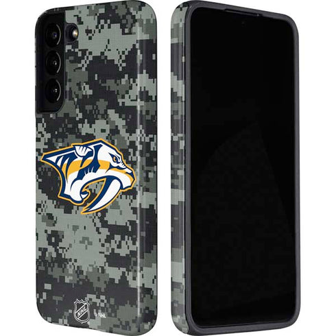 NHL Nashville Predators Camo Galaxy S22 Plus Pro Case