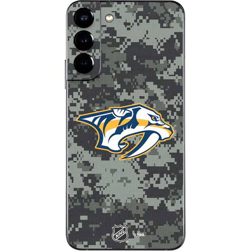 NHL Nashville Predators Camo Galaxy S22 Plus Skin