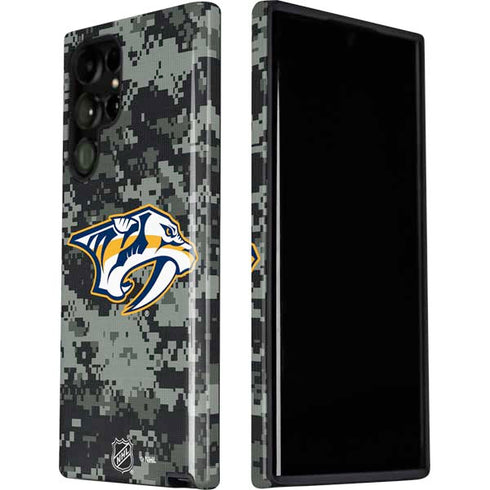 NHL Nashville Predators Camo Galaxy S22 Ultra Pro Case