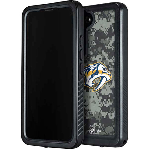 NHL Nashville Predators Camo Galaxy S23 Waterproof Case