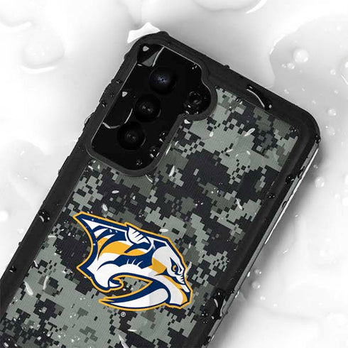 NHL Nashville Predators Camo Galaxy S23 Waterproof Case