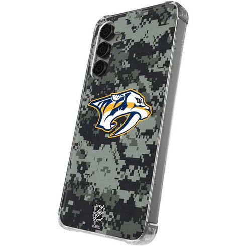 NHL Nashville Predators Camo Galaxy S24 Plus Clear Case