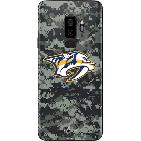 NHL Nashville Predators Camo Galaxy S9 Plus Skin