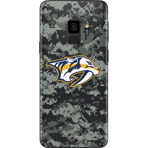 NHL Nashville Predators Camo Galaxy S9 Skin