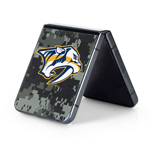 NHL Nashville Predators Camo Galaxy Z Flip5 5G Skin