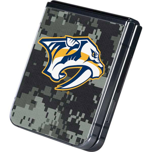 NHL Nashville Predators Camo Galaxy Z Flip5 5G Skin