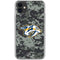 NHL Nashville Predators Camo iPhone 11 Clear Case