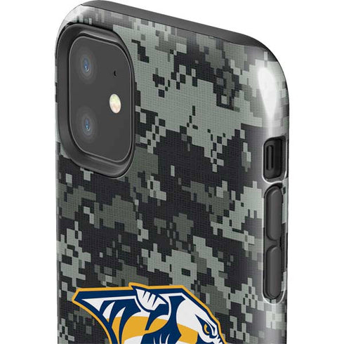 NHL Nashville Predators Camo iPhone 11 Impact Case