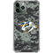 NHL Nashville Predators Camo iPhone 11 Pro Max Clear Case