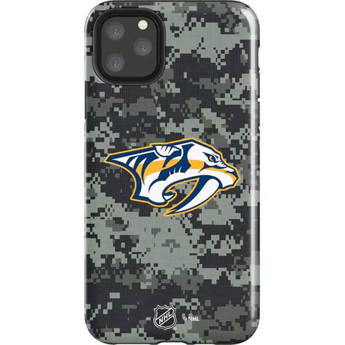 NHL Nashville Predators Camo iPhone 11 Pro Max Impact Case