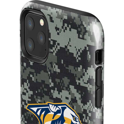 NHL Nashville Predators Camo iPhone 11 Pro Max Impact Case