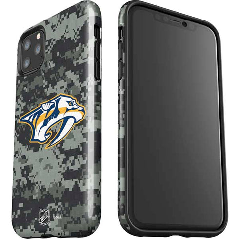 NHL Nashville Predators Camo iPhone 11 Pro Max Impact Case