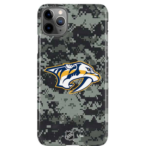 NHL Nashville Predators Camo iPhone 11 Pro Max Lite Case