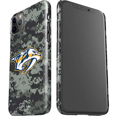 NHL Nashville Predators Camo iPhone 11 Pro Max Lite Case