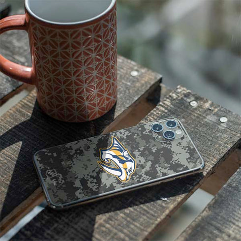 NHL Nashville Predators Camo iPhone 11 Pro Max Skin