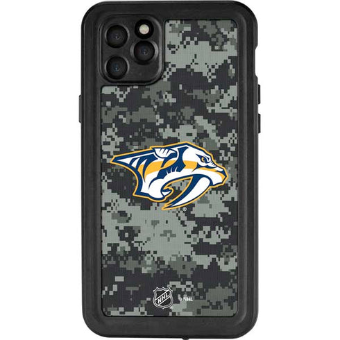 NHL Nashville Predators Camo iPhone 11 Pro Max Waterproof Case