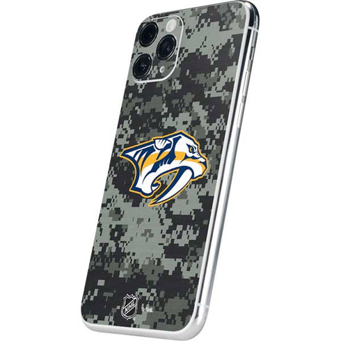 NHL Nashville Predators Camo iPhone 11 Pro Skin