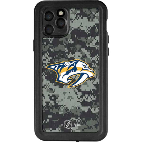 NHL Nashville Predators Camo iPhone 11 Pro Waterproof Case