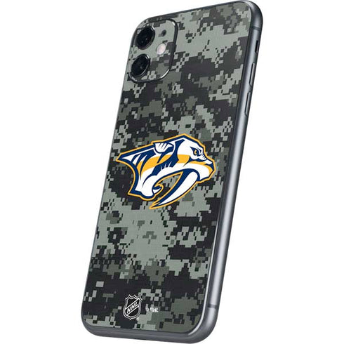 NHL Nashville Predators Camo iPhone 11 Skin