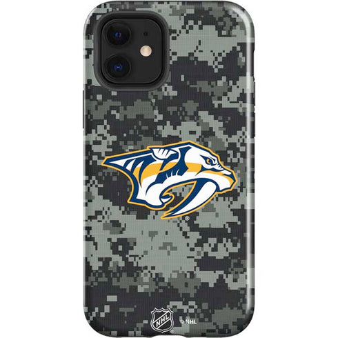 NHL Nashville Predators Camo iPhone 12 Impact Case
