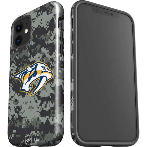 NHL Nashville Predators Camo iPhone 12 Impact Case