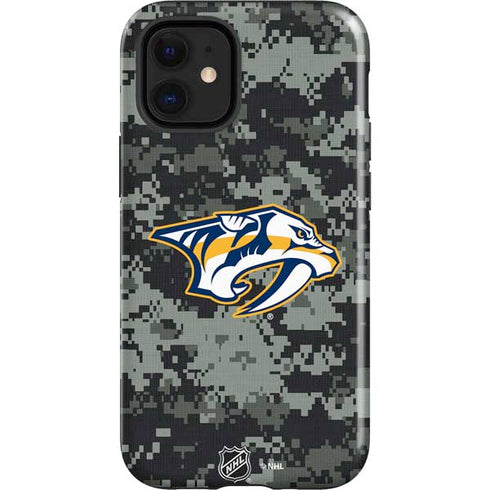 NHL Nashville Predators Camo iPhone 12 Mini Impact Case