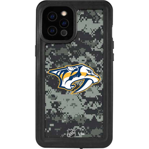 NHL Nashville Predators Camo iPhone 12 Pro Max Waterproof Case