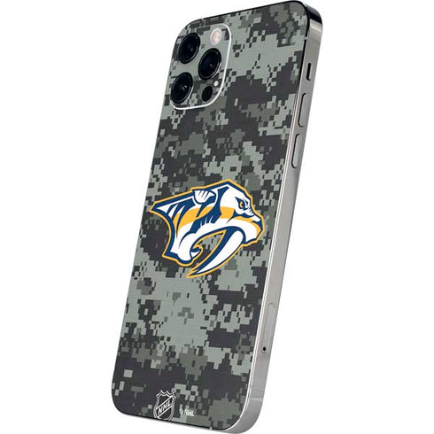 NHL Nashville Predators Camo iPhone 12 Pro Skin