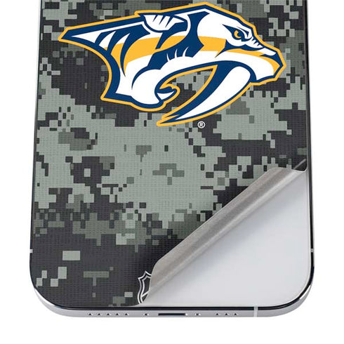 NHL Nashville Predators Camo iPhone 12 Pro Skin