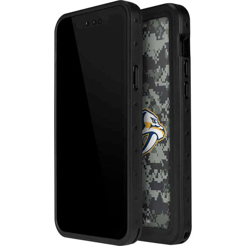 NHL Nashville Predators Camo iPhone 12 Pro Waterproof Case