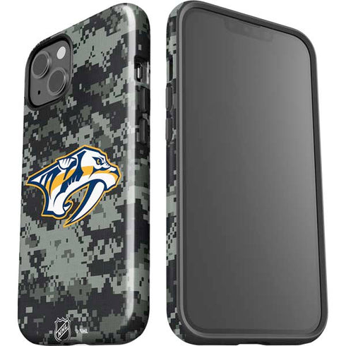 NHL Nashville Predators Camo iPhone 13 Impact Case