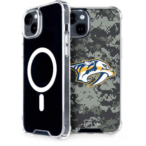 NHL Nashville Predators Camo iPhone 13 MagSafe Case
