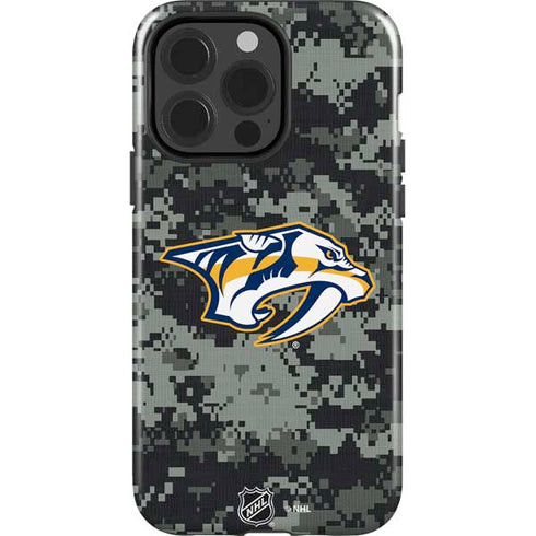 NHL Nashville Predators Camo iPhone 13 Pro Impact Case