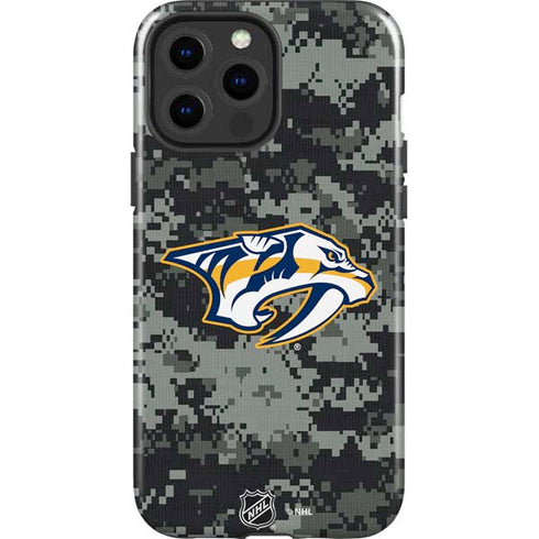 NHL Nashville Predators Camo iPhone 13 Pro Max Impact Case