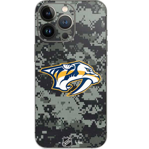 NHL Nashville Predators Camo iPhone 13 Pro Skin