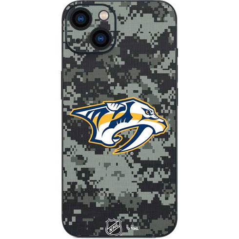 NHL Nashville Predators Camo iPhone 13 Skin