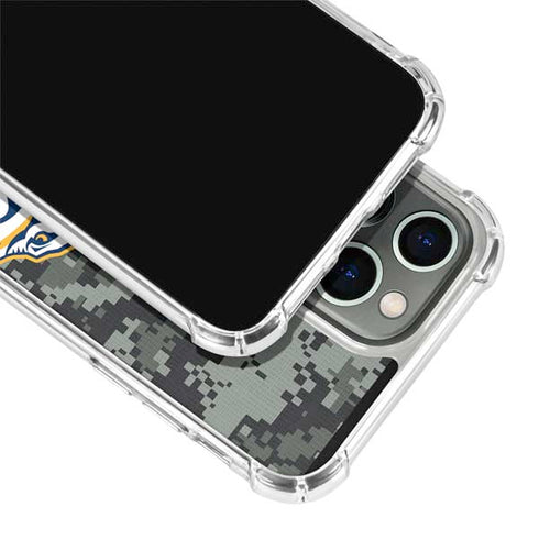 NHL Nashville Predators Camo iPhone 15 Pro Clear Case