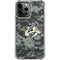 NHL Nashville Predators Camo iPhone 14 Pro Max Clear Case